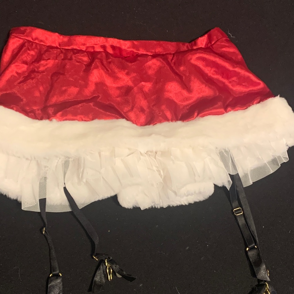 Victoria's Secret Red and White Skirt